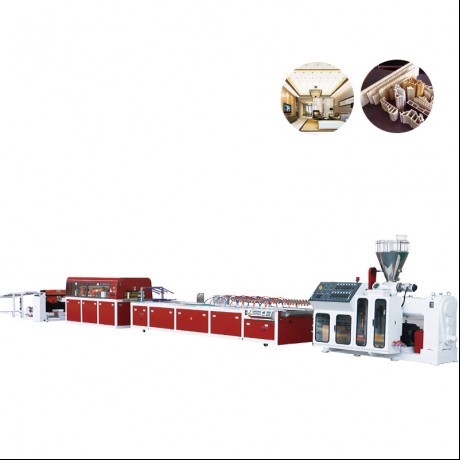 JWELL PVC Itace-Filastik Mai Saurin Haɗa Layin Extrusion Board