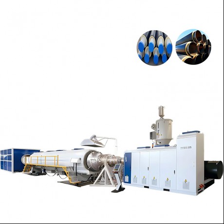 PE Heat Insulation Bututu Extrusion Line